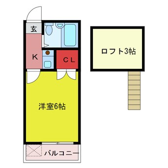 間取図 カーサビアンカ鶴ヶ島