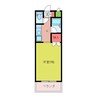 ルミネ松本 1Kの間取り