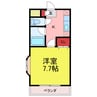 ハイムコスモス 1Kの間取り