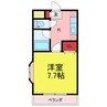 ハイムコスモス 1Kの間取り