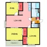 メゾンダイアン 3LDKの間取り