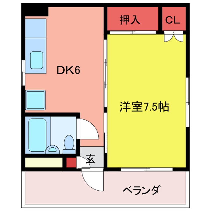 間取図 フォレストイン八幡