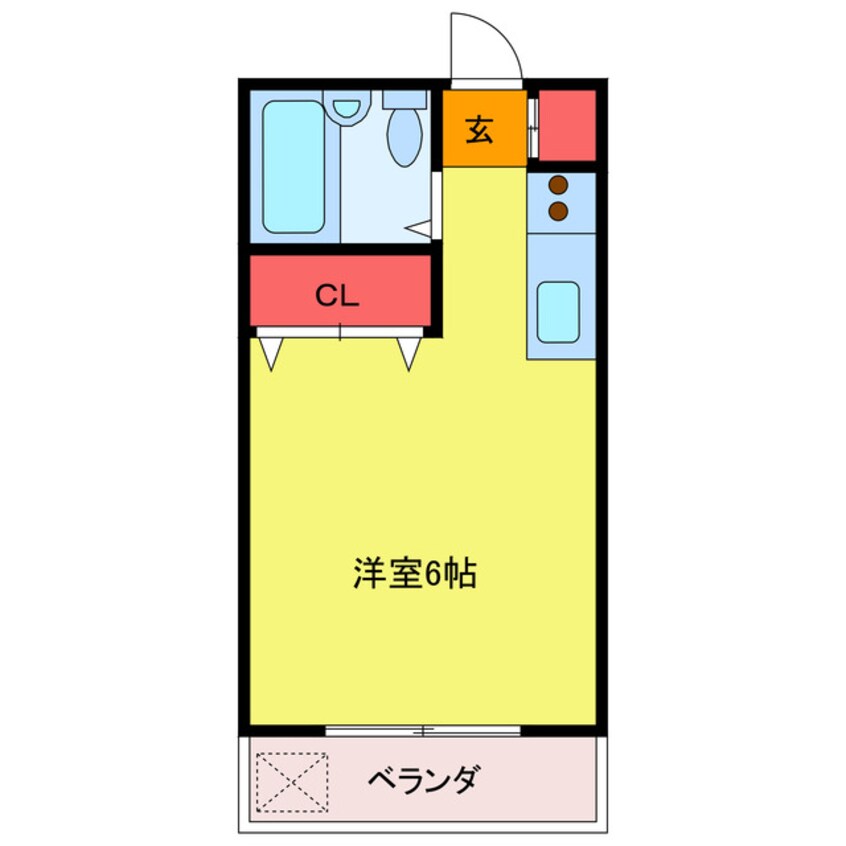 間取図 リエス若葉