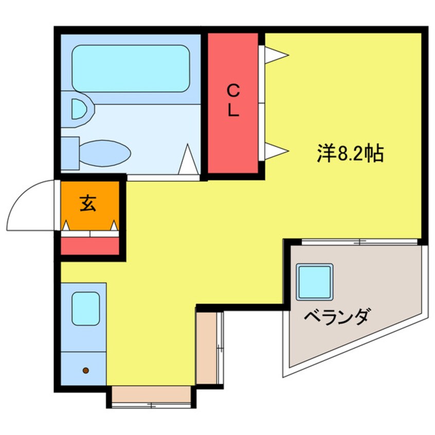 間取図 リエス若葉