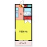キャンパスビレッジ高坂 1Kの間取り