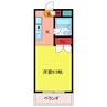 キャンパスビレッジ高坂 1Kの間取り