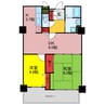 ドルミ若葉 2LDKの間取り