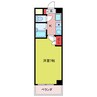 ガーデンセルリア 1Kの間取り