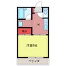 さつき荘 1Kの間取り