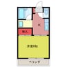 さつき荘 1Kの間取り
