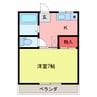 第三福島ハイツ 1Kの間取り