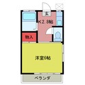 第1田辺コーポの間取図