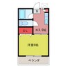第２田辺コーポ 1Kの間取り