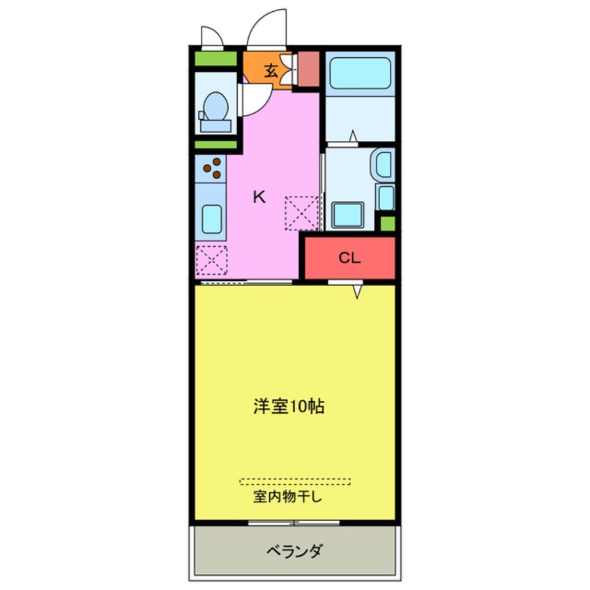 間取図 ラフィーネ（北坂戸）