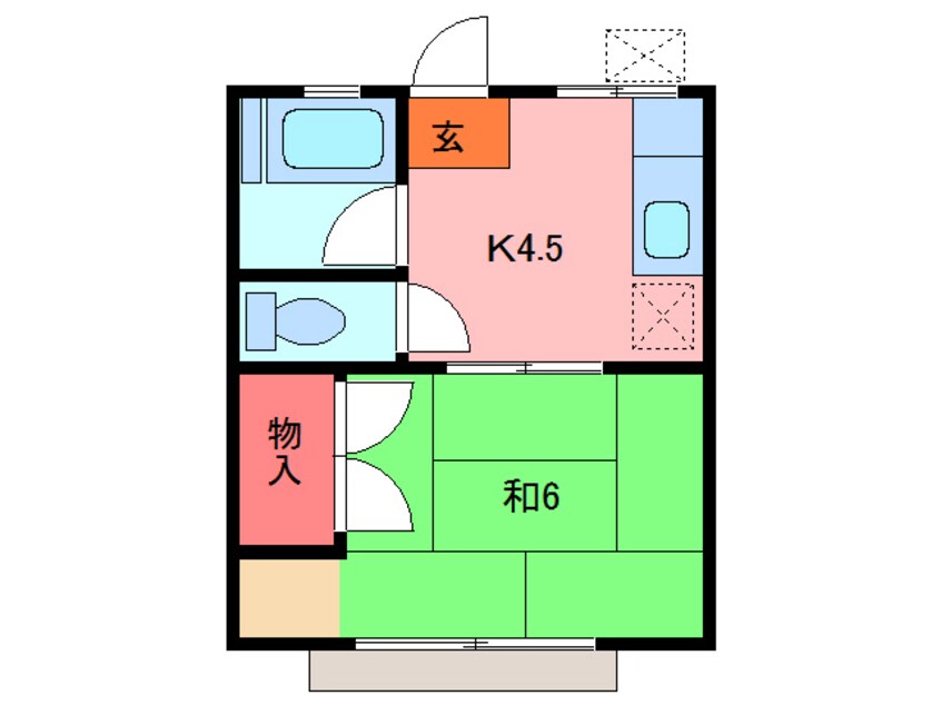 間取図 福田ハイツＡ