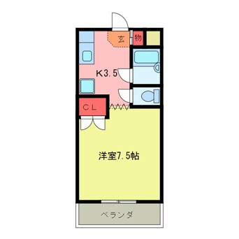 間取図 プティ・ソレイユ