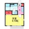 ＭＹステージ坂戸 1Kの間取り