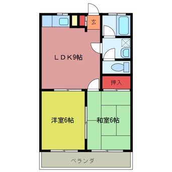 間取図 グリーンハイツⅡ