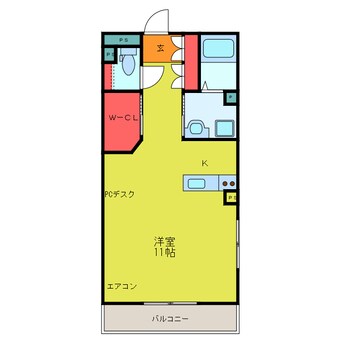 間取図 ラ・フォート芦山