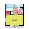 福島ハイツ 1Kの間取り