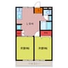 新井ハイツ 2LDKの間取り