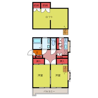 間取図 エクセレントハイツ