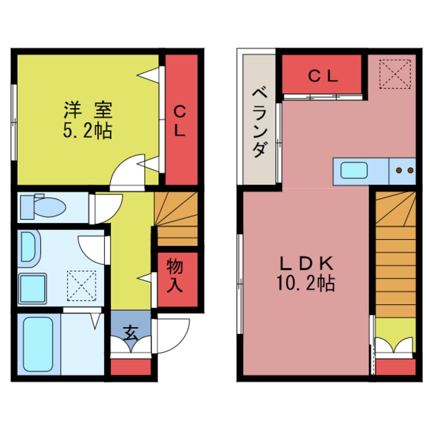 間取図 エレガントハオス