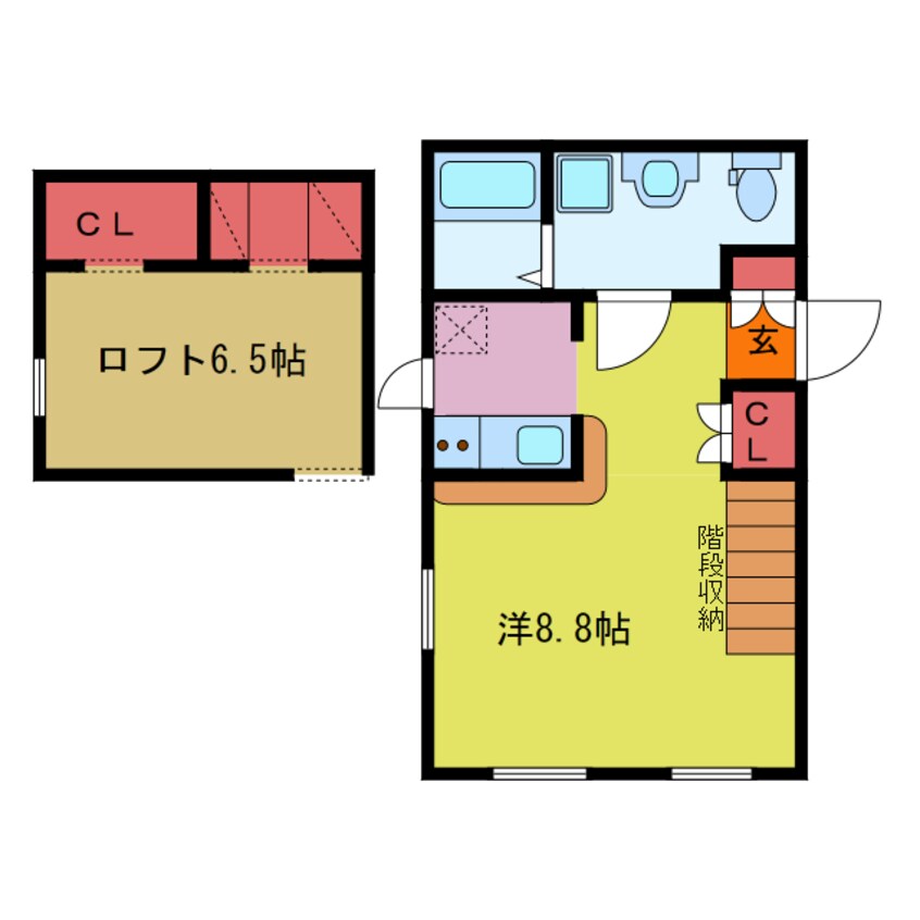 間取図 プリマ坂戸弐番館