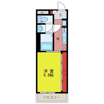 間取図 リブリ・坂戸Ⅱ