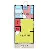 マンションエルム 1Kの間取り