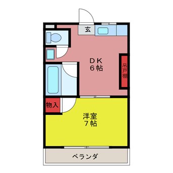 間取図 長久保マンション