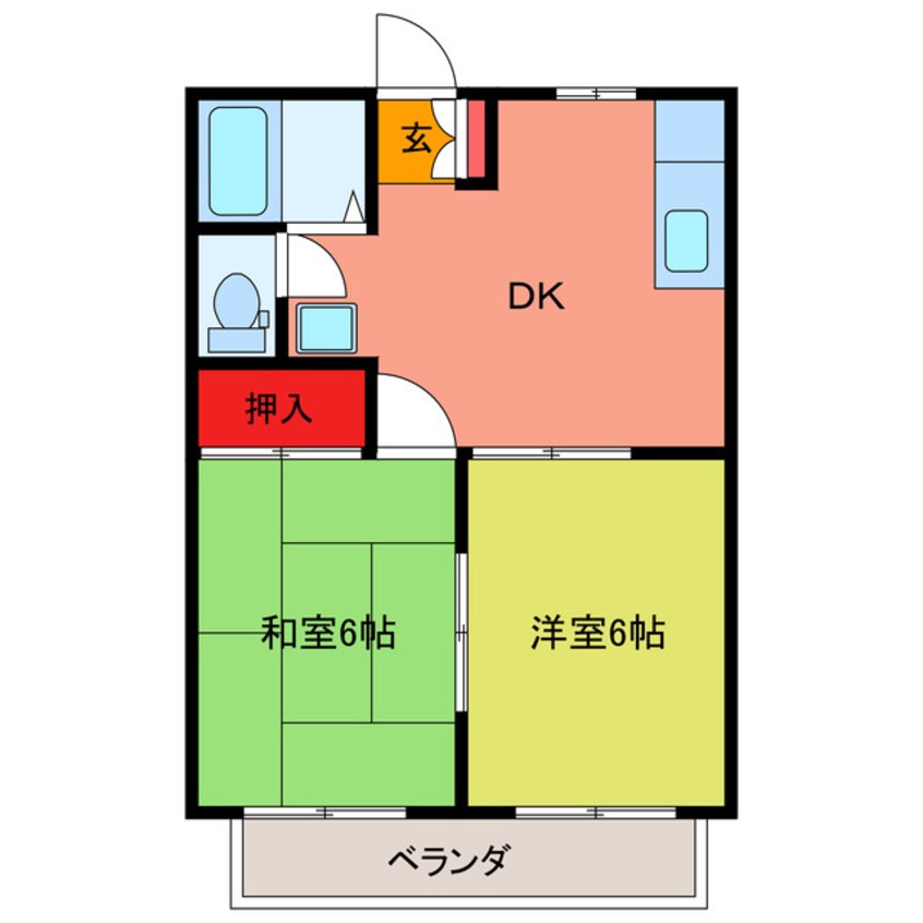 間取図 レスポ三田