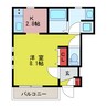 クローバー 1Kの間取り