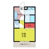 Sakado-terrace 1Kの間取り