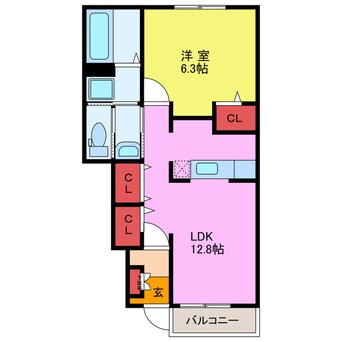 間取図 フィオーレⅠ・Ⅱ
