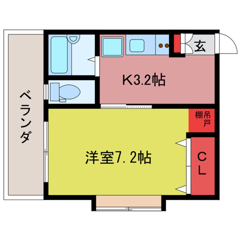 間取図 ロッキー毛呂山