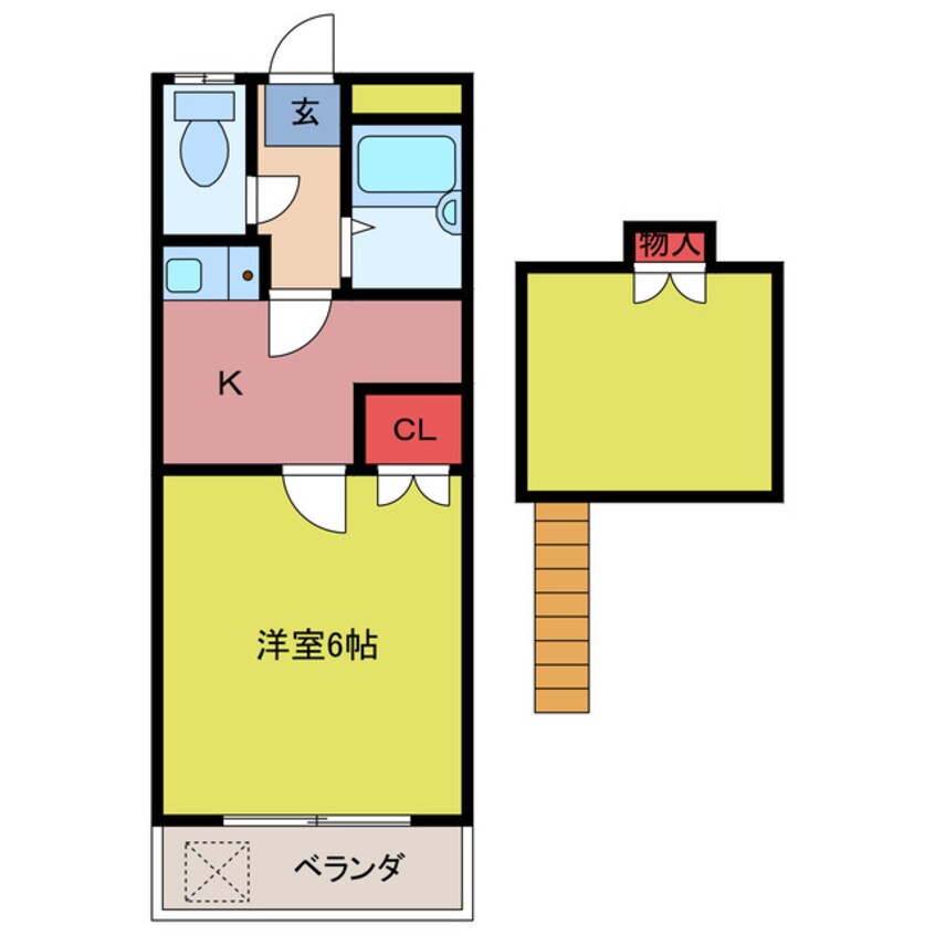 間取図 アートパレス東松山No.５