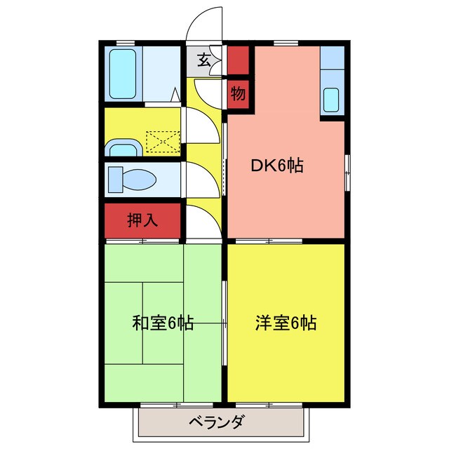 間取り図 メープルハイツ