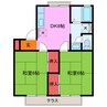 タウンコート 2DKの間取り