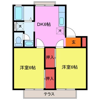 間取図 タウンコート