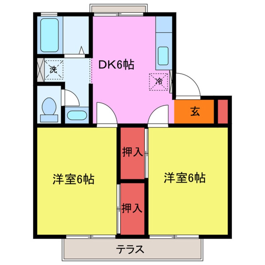 間取図 タウンコート