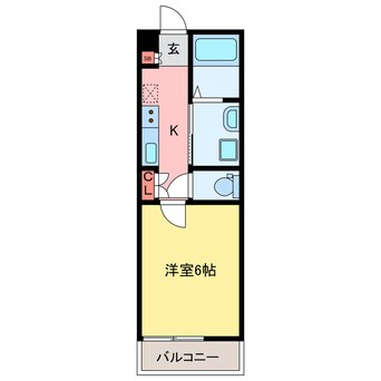 間取図 プラウドシャトー若葉