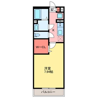 間取図 リブリ・辰佳・中富町