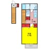 カーサM 1Kの間取り