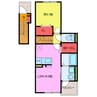 ガーデン丸友Ⅰ 1LDKの間取り