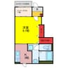 若葉駅西口区画整理地アパート 1Kの間取り