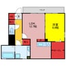 Lembranca 1LDKの間取り