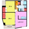 CHASM 2LDKの間取り