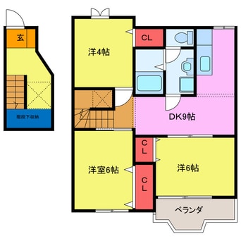 間取図 サウスウィンドK