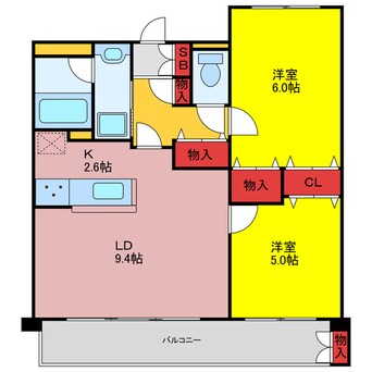 間取図 ルフォン・ワカバ